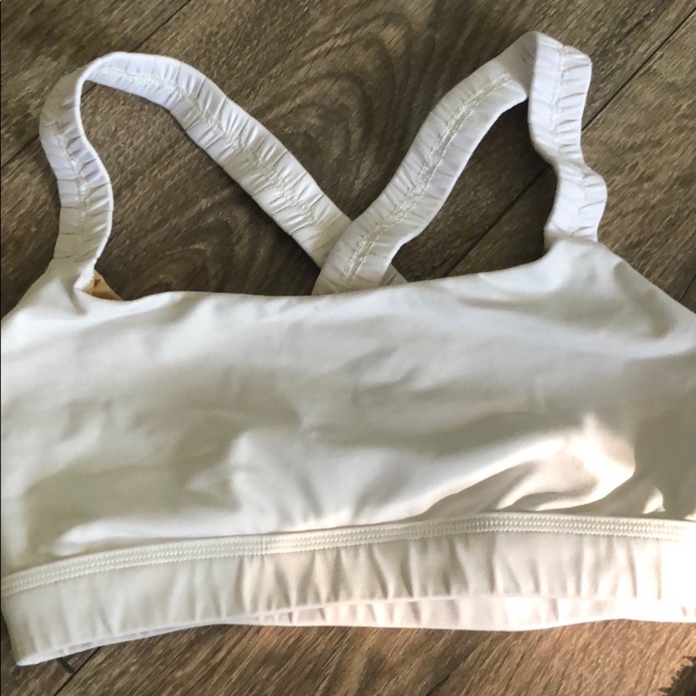 Lululemon white bra